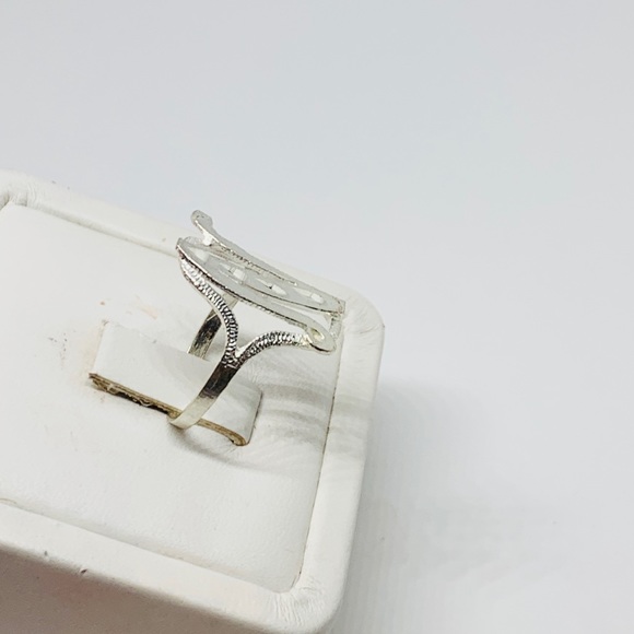 Sterling Silver 925 Women’s Initial N Ring - Picture 2 of 3